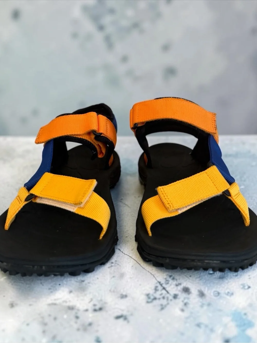 Merrell Kahuna Web Sport Sandals Mens Size 7 Blue Orange Yellow Outdoor Vibram⁠